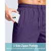 G Gradual Men’s Athletic Running Shorts with Zipper Pockets Quick Dry 7″/ 5″/ 9″ Workout Gym Shorts for Basketball Hiking(Purple)