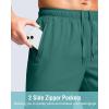 G Gradual Men’s Athletic Running Shorts with Zipper Pockets Quick Dry 7″/ 5″/ 9″ Workout Gym Shorts for Basketball Hiking(Rainforest Green)