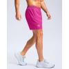 G Gradual Men’s Athletic Running Shorts with Zipper Pockets Quick Dry 7″/ 5″/ 9″ Workout Gym Shorts for Basketball Hiking(Rose)