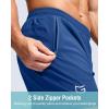 G Gradual Men’s Athletic Running Shorts with Zipper Pockets Quick Dry 7″/ 5″/ 9″ Workout Gym Shorts for Basketball Hiking(Royal Blue)