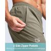 G Gradual Men’s Athletic Running Shorts with Zipper Pockets Quick Dry 7″/ 5″/ 9″ Workout Gym Shorts for Basketball Hiking(Sage Green)