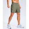 G Gradual Men’s Athletic Running Shorts with Zipper Pockets Quick Dry 7″/ 5″/ 9″ Workout Gym Shorts for Basketball Hiking(Sage Green)