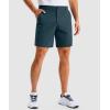 G Gradual Men’s Golf Dress Shorts 7 Inch Inseam Lightweight Quick Dry Chino Casual Work Shorts for Men with 4 Pockets(Lyons Blue)