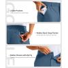 G Gradual Men’s Golf Dress Shorts 7 Inch Inseam Lightweight Quick Dry Chino Casual Work Shorts for Men with 4 Pockets(Slate Blue)