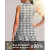 G Gradual Tennis Dress for Women Golf Outfits with Shorts and Pockets Sleeveless Active Exercise Athletic Dresses for Women(Houndstooth)