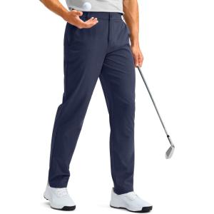 G GRADUAL Men’s Golf Pants with 5 Pockets 30″/32″/34″ Lightweight Quick Dry Stretch Work Dress Pants Casual Slacks for Men(Navy)