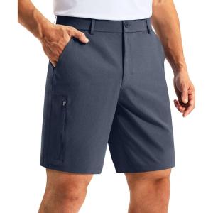 G Gradual Men’s Golf Dress Shorts 7 Inch Inseam Lightweight Quick Dry Chino Casual Work Shorts for Men with 4 Pockets(Dark Navy)