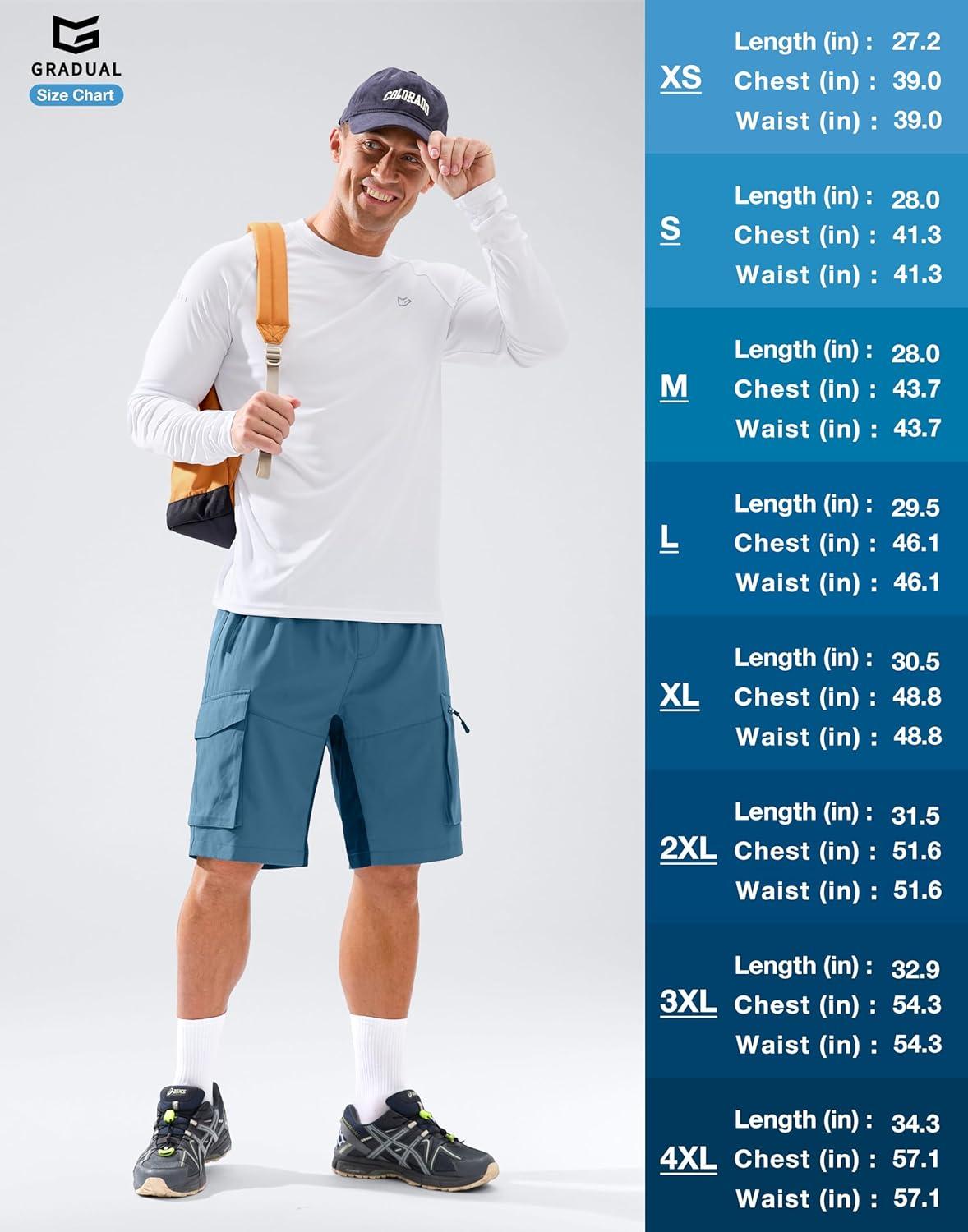 imageMens Sun Protection Long Sleeve Shirts UPF 50Gradient Green Grey