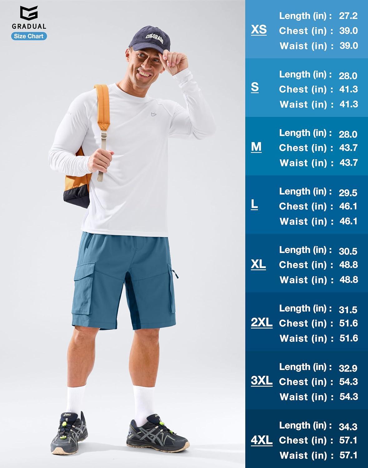 imageMens Sun Protection Long Sleeve Shirts UPF 50Light Grey