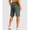 G GRADUAL Men’s Shorts 11″ Lightweight Casual Golf Shorts for Men Hiking Work Outdoor Stretch Quick-Dry with 3 Zipper Pockets(Grey Green)