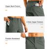 G GRADUAL Men’s Shorts 11″ Lightweight Casual Golf Shorts for Men Hiking Work Outdoor Stretch Quick-Dry with 3 Zipper Pockets(Grey Green)