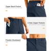 G GRADUAL Men’s Shorts 11″ Lightweight Casual Golf Shorts for Men Hiking Work Outdoor Stretch Quick-Dry with 3 Zipper Pockets(Navy)