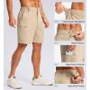 G Gradual Men’s Casual Shorts 7″/ 9″ Lightweight 4 Pockets Stretch Quick-Dry Summer Shorts for Golf Work Hiking Trips (7″, Light Khaki, L)