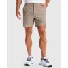 G Gradual Men’s Golf Dress Shorts 5″/ 7″/ 9″ Stretch Casual Work Flat Front Shorts for Men with 3 Pockets Quick Dry(Carbon Dust)