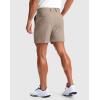 G Gradual Men’s Golf Dress Shorts 5″/ 7″/ 9″ Stretch Casual Work Flat Front Shorts for Men with 3 Pockets Quick Dry(Carbon Dust)