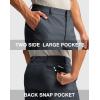 G Gradual Men’s Golf Dress Shorts 5″/ 7″/ 9″ Stretch Casual Work Flat Front Shorts for Men with 3 Pockets Quick Dry(Dark Grey)