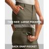G Gradual Men’s Golf Dress Shorts 5″/ 7″/ 9″ Stretch Casual Work Flat Front Shorts for Men with 3 Pockets Quick Dry(Dusty Khaki)