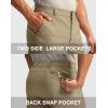 G Gradual Men’s Golf Dress Shorts 5″/ 7″/ 9″ Stretch Casual Work Flat Front Shorts for Men with 3 Pockets Quick Dry(Khaki)