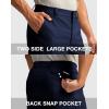 G Gradual Men’s Golf Dress Shorts 5″/ 7″/ 9″ Stretch Casual Work Flat Front Shorts for Men with 3 Pockets Quick Dry(Navy)