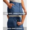 G Gradual Men’s Golf Dress Shorts 5″/ 7″/ 9″ Stretch Casual Work Flat Front Shorts for Men with 3 Pockets Quick Dry(Slate Blue)