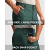 G Gradual Men’s Golf Dress Shorts 5″/ 7″/ 9″ Stretch Casual Work Flat Front Shorts for Men with 3 Pockets Quick Dry(Spruce Green)