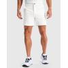G Gradual Men’s Golf Dress Shorts 5″/ 7″/ 9″ Stretch Casual Work Flat Front Shorts for Men with 3 Pockets Quick Dry(White)