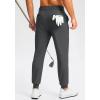 G Gradual Men’s Golf Joggers Pants 4 Pockets with Belt Loops 28″ Stretch Slim Fit Dress Joggers for Men Casual Travel(Deep Grey)
