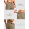 G Gradual Men’s Golf Joggers Pants 4 Pockets with Belt Loops 28″ Stretch Slim Fit Dress Joggers for Men Casual Travel(Khaki)