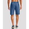 G Gradual Mens Hiking Cargo Shorts with 4 Zipper Pockets 9″ Quick Dry Lightweight Casual Work Shorts for Men Golf Fishing(Blue)
