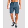 G Gradual Mens Hiking Cargo Shorts with 4 Zipper Pockets 9″ Quick Dry Lightweight Casual Work Shorts for Men Golf Fishing(Dark Blue)