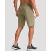 G Gradual Mens Hiking Cargo Shorts with 4 Zipper Pockets 9″ Quick Dry Lightweight Casual Work Shorts for Men Golf Fishing(Dusty Khaki)