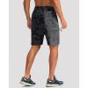 G Gradual Mens Hiking Cargo Shorts with 4 Zipper Pockets 9″ Quick Dry Lightweight Casual Work Shorts for Men Golf Fishing(Grey Camo)