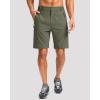 G Gradual Mens Hiking Cargo Shorts with 4 Zipper Pockets 9″ Quick Dry Lightweight Casual Work Shorts for Men Golf Fishing(Grey Sage)