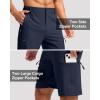 G Gradual Mens Hiking Cargo Shorts with 4 Zipper Pockets 9″ Quick Dry Lightweight Casual Work Shorts for Men Golf Fishing(Navy)