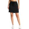 G Gradual Women’s 18″ Golf Skorts Skirts with 3 Pockets High Waisted Athletic Skorts for Women Stretchy Tennis Skirts(Black)