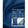 G Gradual Women’s 18″ Golf Skorts Skirts with 3 Pockets High Waisted Athletic Skorts for Women Stretchy Tennis Skirts(Blue)