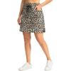 G Gradual Women’s 18″ Golf Skorts Skirts with 3 Pockets High Waisted Athletic Skorts for Women Stretchy Tennis Skirts(Leopard)