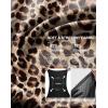 G Gradual Women’s 18″ Golf Skorts Skirts with 3 Pockets High Waisted Athletic Skorts for Women Stretchy Tennis Skirts(Leopard)