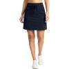 G Gradual Women’s 18″ Golf Skorts Skirts with 3 Pockets High Waisted Athletic Skorts for Women Stretchy Tennis Skirts(Navy)
