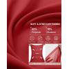 G Gradual Women’s 18″ Golf Skorts Skirts with 3 Pockets High Waisted Athletic Skorts for Women Stretchy Tennis Skirts(Power Red)