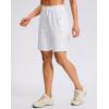 G Gradual Women’s Hiking Shorts 2 Zipper Pockets Quick Dry Lightweigh 9″ Bermuda Cargo Shorts Water Resistant Athletic Golf(White)