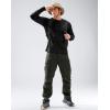 Men’s Sun Protection Long Sleeve Shirts UPF 50+(Black)