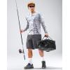 Men’s Sun Protection Long Sleeve Shirts UPF 50+(Brushstrokes Splatter)