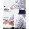Men’s Sun Protection Long Sleeve Shirts UPF 50+(Brushstrokes Splatter)