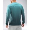 Men’s Sun Protection Long Sleeve Shirts UPF 50+(Gradient Green Grey)