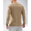 Men’s Sun Protection Long Sleeve Shirts UPF 50+(Khaki)
