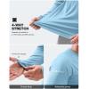 Men’s Sun Protection Long Sleeve Shirts UPF 50+(Light Blue)