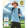 Men’s Sun Protection Long Sleeve Shirts UPF 50+(Light Blue)