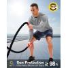 Men’s Sun Protection Long Sleeve Shirts UPF 50+(Light Grey)