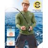 Men’s Sun Protection Long Sleeve Shirts UPF 50+(Olive)